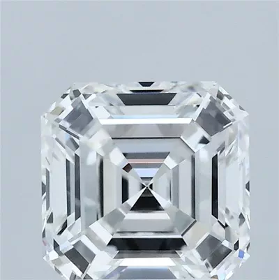 2.10ct E VVS1 Rare Carat Ideal Cut Asscher Lab Grown Diamond