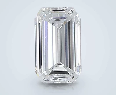 0.49ct D VS1 Very Good Cut Emerald Diamond