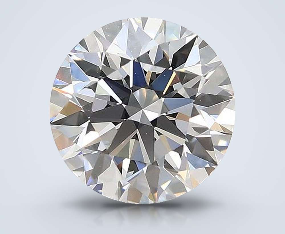 1.26ct D VS1 Rare Carat Ideal Cut Round Lab Grown Diamond