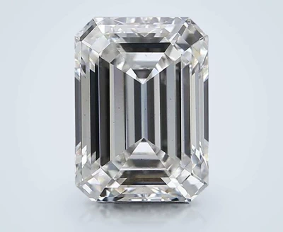 2.38ct F VS2 Rare Carat Ideal Cut Emerald Lab Grown Diamond