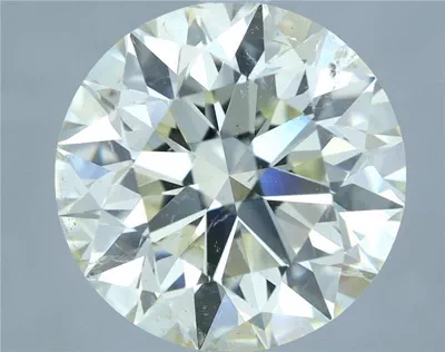 3.54ct K SI2 Excellent Cut Round Diamond