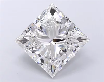 11.07ct F VS1 Rare Carat Ideal Cut Princess Lab Grown Diamond