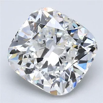 3.72ct E VS2 Rare Carat Ideal Cut Cushion Diamond