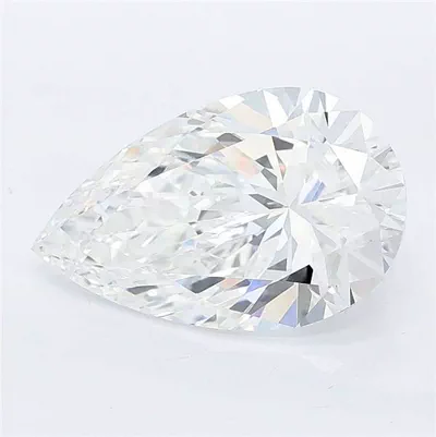 2.50ct E VVS2 Rare Carat Ideal Cut Pear Lab Grown Diamond