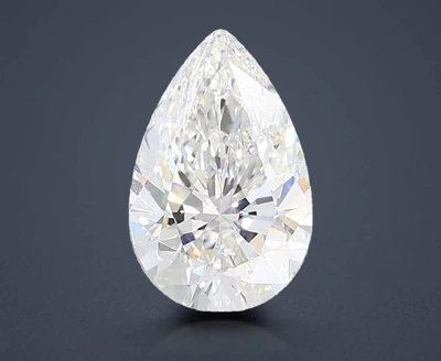 4.51ct F VS1 Rare Carat Ideal Cut Pear Lab Grown Diamond