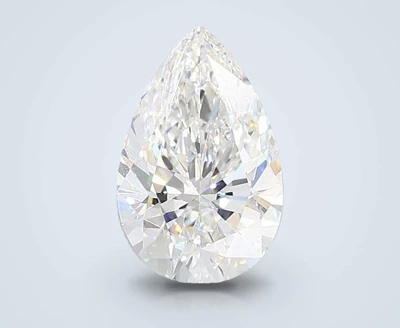 4.51ct F VS1 Rare Carat Ideal Cut Pear Lab Grown Diamond