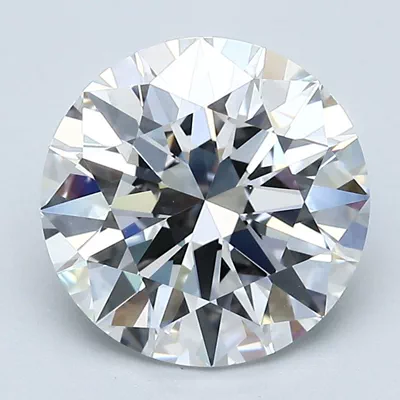 3.14ct E VS1 Excellent Cut Round Diamond