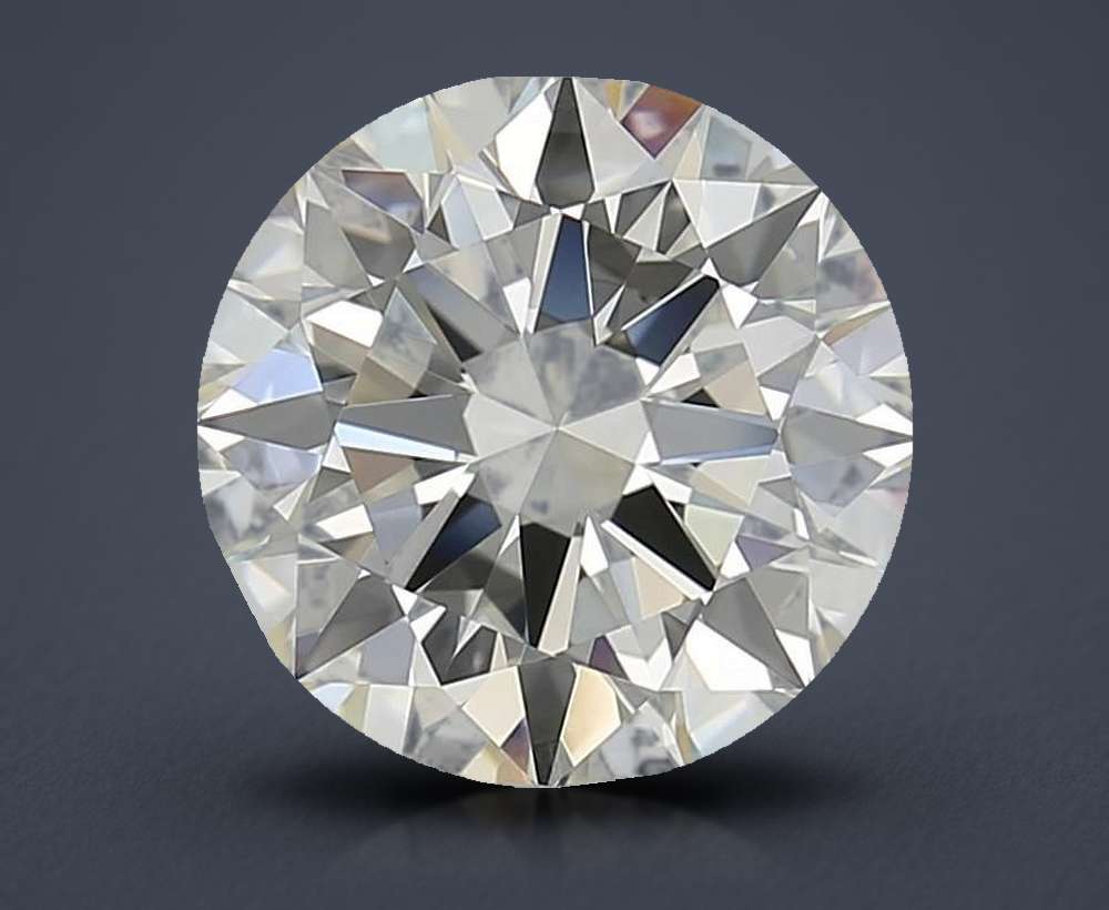2.50ct K VS1 Rare Carat Ideal Cut Round Diamond