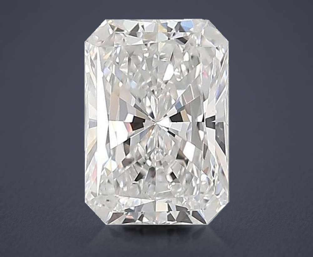 2.53ct E VS1 Rare Carat Ideal Cut Radiant Lab Grown Diamond