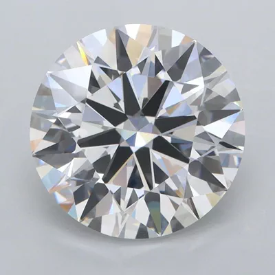 4.11ct D FL Rare Carat Ideal Cut Round Lab Grown Diamond