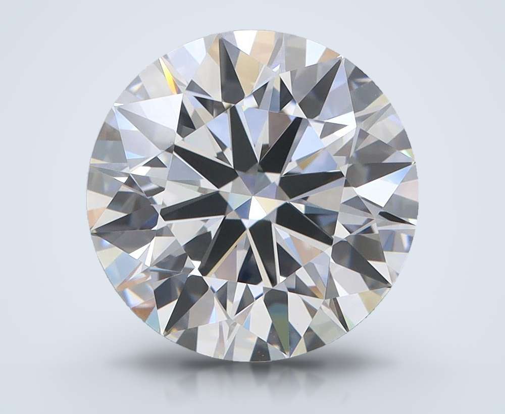 4.11ct D FL Rare Carat Ideal Cut Round Lab Grown Diamond