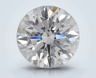 3.20ct F SI2 Excellent Cut Round Lab Grown Diamond