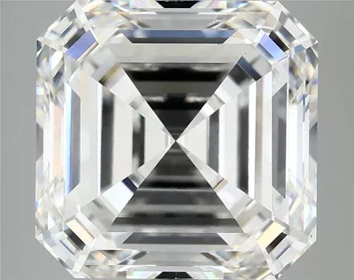 10.46ct F VS1 Excellent Cut Asscher Lab Grown Diamond