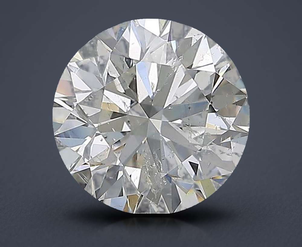 2.42ct H SI2 Excellent Cut Round Diamond