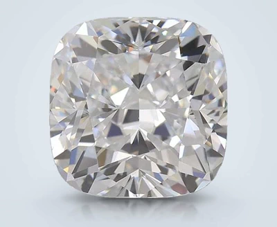 4.24ct D VVS2 Rare Carat Ideal Cut Cushion Lab Grown Diamond