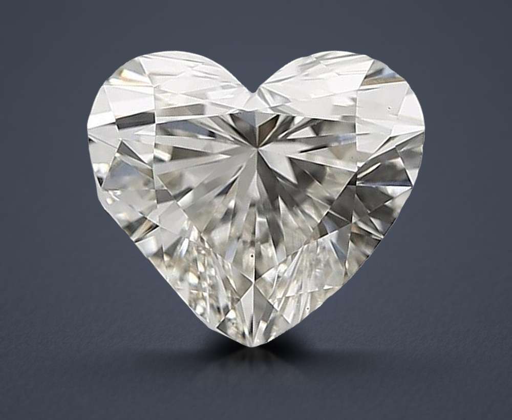 2.03ct I VS1 Rare Carat Ideal Cut Heart Lab Grown Diamond