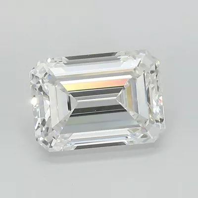 4.02ct G VS2 Rare Carat Ideal Cut Emerald Lab Grown Diamond