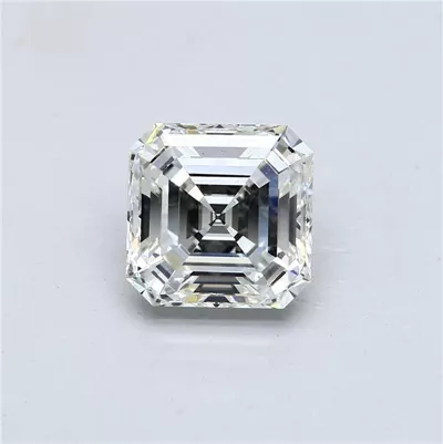 5.06ct J VS2 Rare Carat Ideal Cut Asscher Diamond