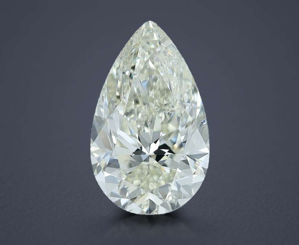 2.50ct I SI2 Very Good Cut Pear Diamond