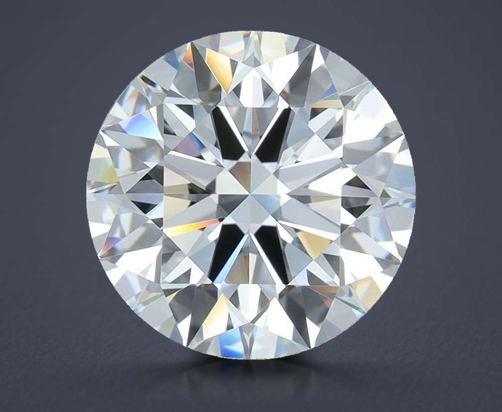 3.83ct D FL Rare Carat Ideal Cut Round Diamond