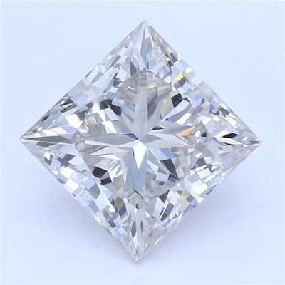 1.67ct H VS2 Rare Carat Ideal Cut Princess Lab Grown Diamond