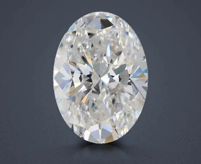 3.03ct D VS1 Rare Carat Ideal Cut Oval Lab Grown Diamond