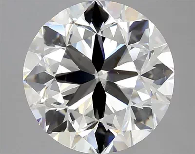 4.01ct J SI1 Very Good Cut Round Diamond