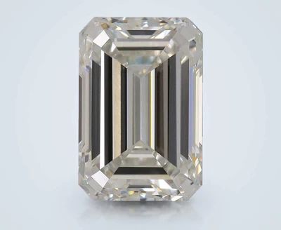 6.02ct F VS1 Rare Carat Ideal Cut Emerald Lab Grown Diamond