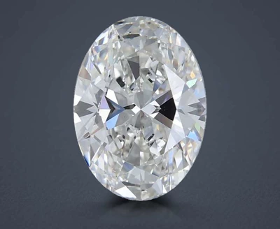1.67ct F VS2 Rare Carat Ideal Cut Oval Lab Grown Diamond