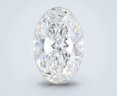 10.49ct F VVS2 Rare Carat Ideal Cut Oval Lab Grown Diamond