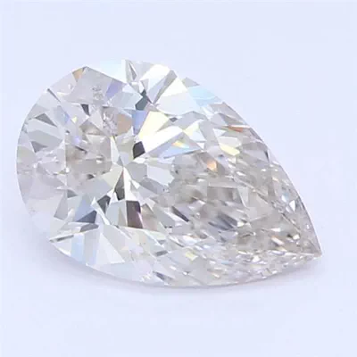 0.72ct G SI2 Rare Carat Ideal Cut Pear Lab Grown Diamond