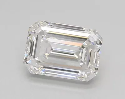 1.02ct E VVS1 Rare Carat Ideal Cut Emerald Lab Grown Diamond