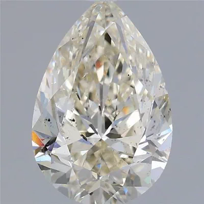 1.51ct J SI1 Rare Carat Ideal Cut Pear Diamond