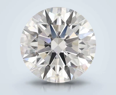 7.14ct F VS2 Rare Carat Ideal Cut Round Lab Grown Diamond