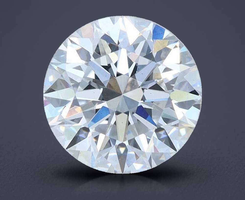 2.00ct D VS2 Excellent Cut Round Lab Grown Diamond