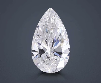 1.26ct D VVS2 Rare Carat Ideal Cut Pear Lab Grown Diamond
