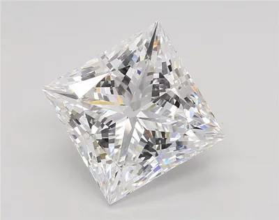 5.08ct E VS1 Rare Carat Ideal Cut Princess Lab Grown Diamond