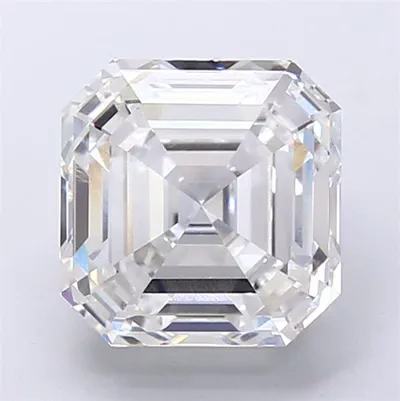 7.03ct F VVS2 Very Good Cut Asscher Lab Grown Diamond