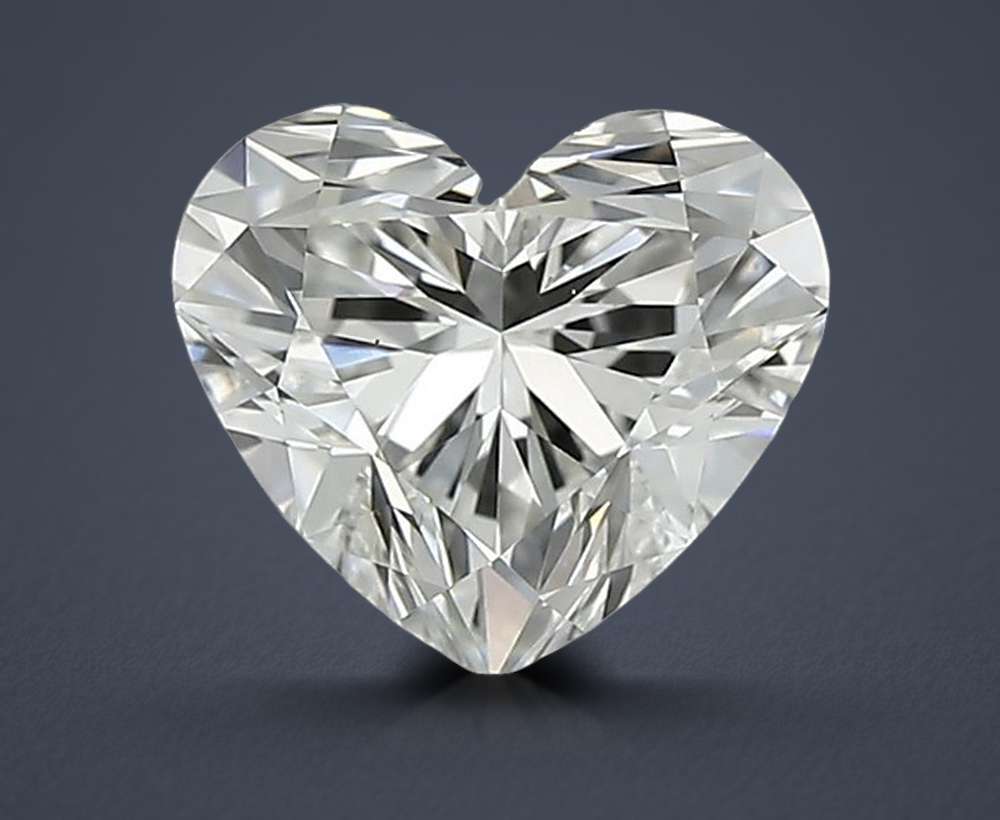 0.60ct I VS2 Rare Carat Ideal Cut Heart Diamond