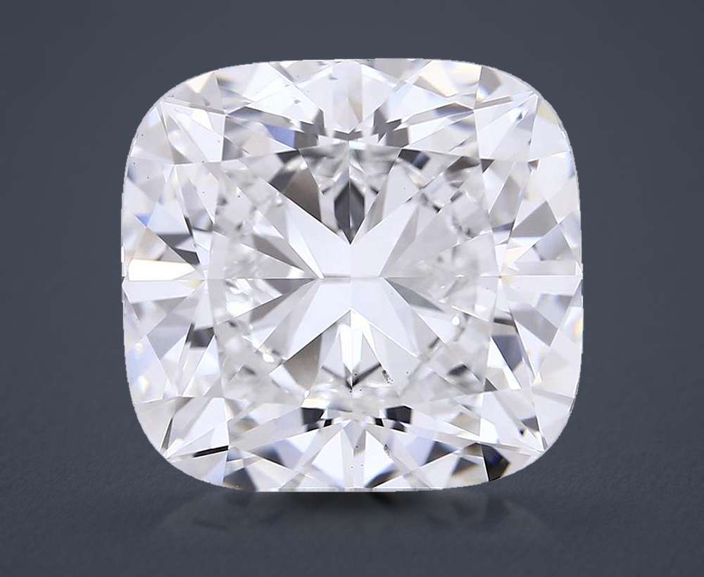 11.06ct E VS1 Rare Carat Ideal Cut Cushion Lab Grown Diamond