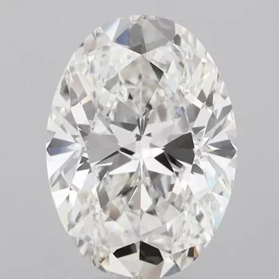 5.48ct H IF Rare Carat Ideal Cut Oval Diamond