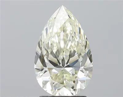 2.06ct K IF Rare Carat Ideal Cut Pear Diamond
