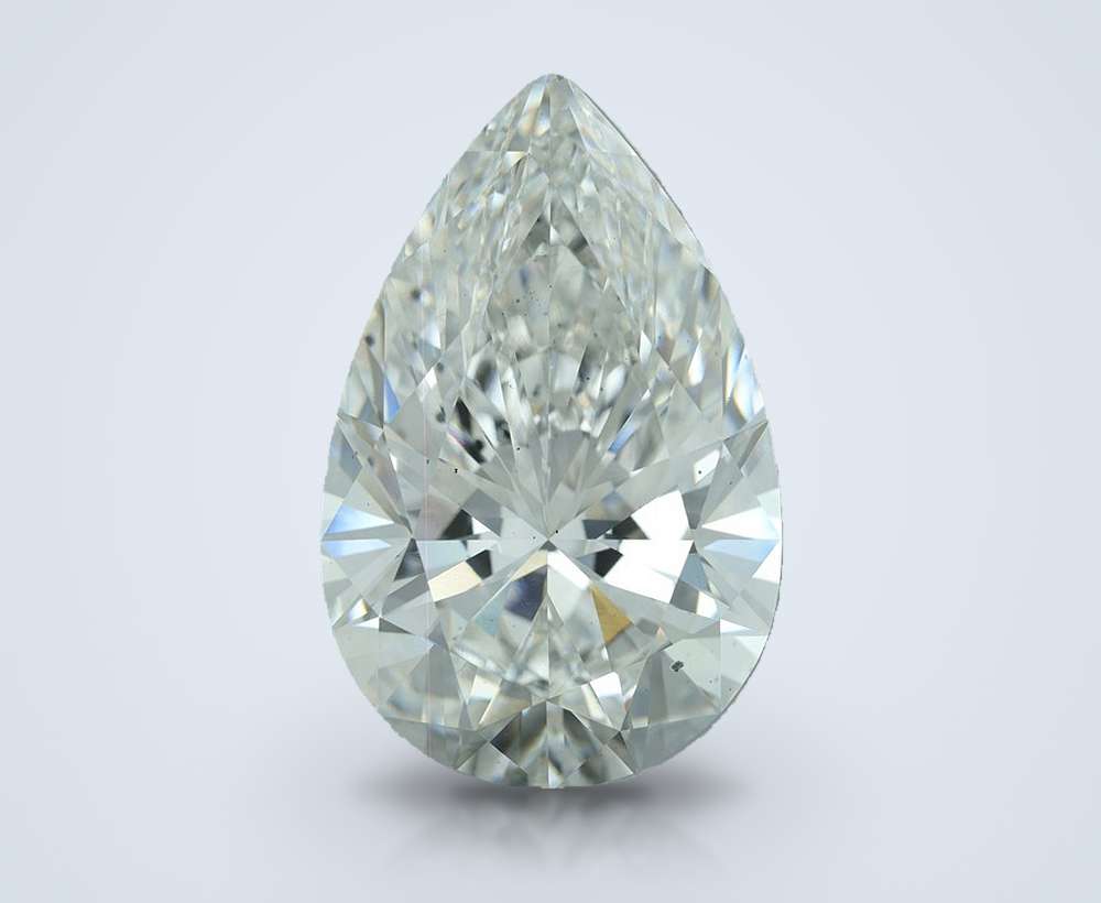 20.05ct F VS2 Rare Carat Ideal Cut Pear Lab Grown Diamond