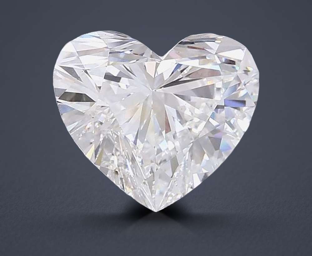 15.06ct F VS1 Rare Carat Ideal Cut Heart Lab Grown Diamond