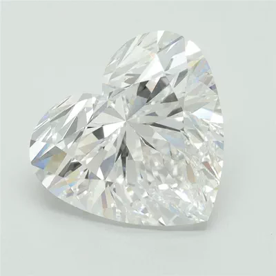 6.07ct E VVS2 Rare Carat Ideal Cut Heart Lab Grown Diamond