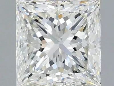 1.78ct I SI1 Rare Carat Ideal Cut Princess Diamond