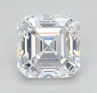 1.52ct D VS1 Rare Carat Ideal Cut Asscher Lab Grown Diamond