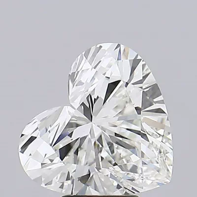 5.06ct G VVS2 Rare Carat Ideal Cut Heart Lab Grown Diamond