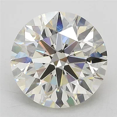 3.04ct J VS1 Rare Carat Ideal Cut Round Lab Grown Diamond