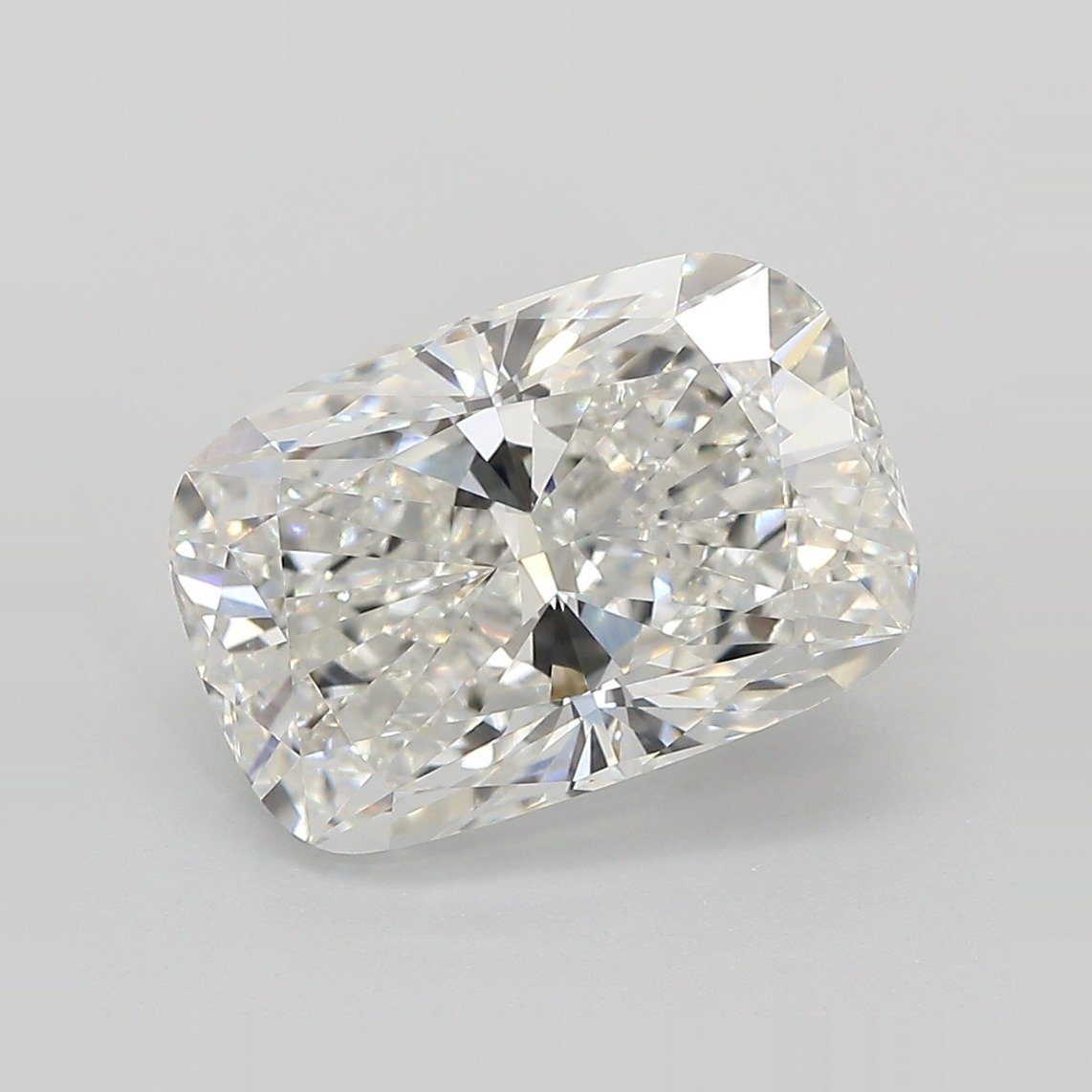 5.01ct F VVS2 Very Good Cut Cushion Lab Grown Diamond